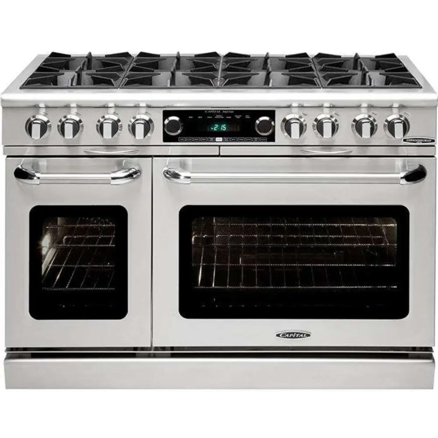 Capital 48" Connoisseurian Dual Fuel Range, 8 Open Burners- COB488N