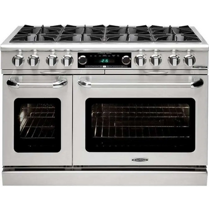 Capital 48" Connoisseurian Dual Fuel Range, 8 Open Burners- COB488N
