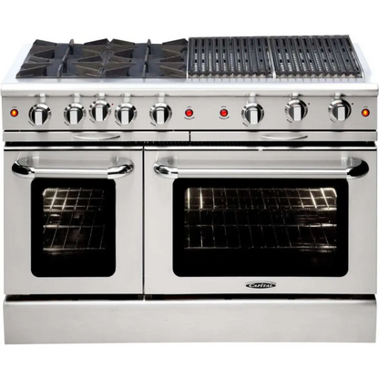 Capital 48" Culinarian Gas Range, 4 Open Burners, BBQ - MCOR484BBN