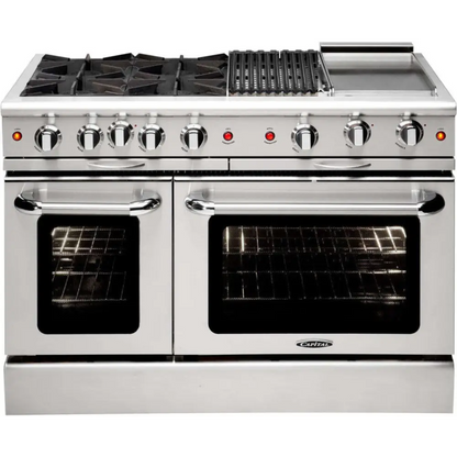 Capital 48" Culinarian Gas Range, 4 Open Burners, BBQ, Griddle - MCOR484BGN