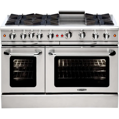 Capital 48" Culinarian Gas Range, 6 Open Burners, Griddle - MCOR486GN