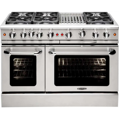 Capital 48" Precision Gas Range, 6 Sealed Burners, BBQ - MCR486BN