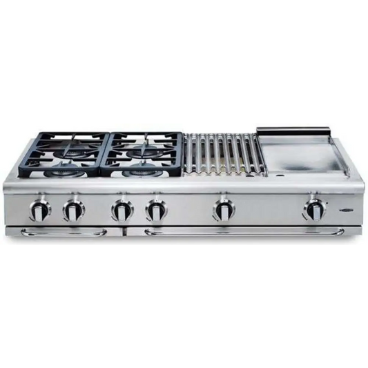 Capital 48" Precision Gas Rangetop, 8 Sealed Burners - GRT488N