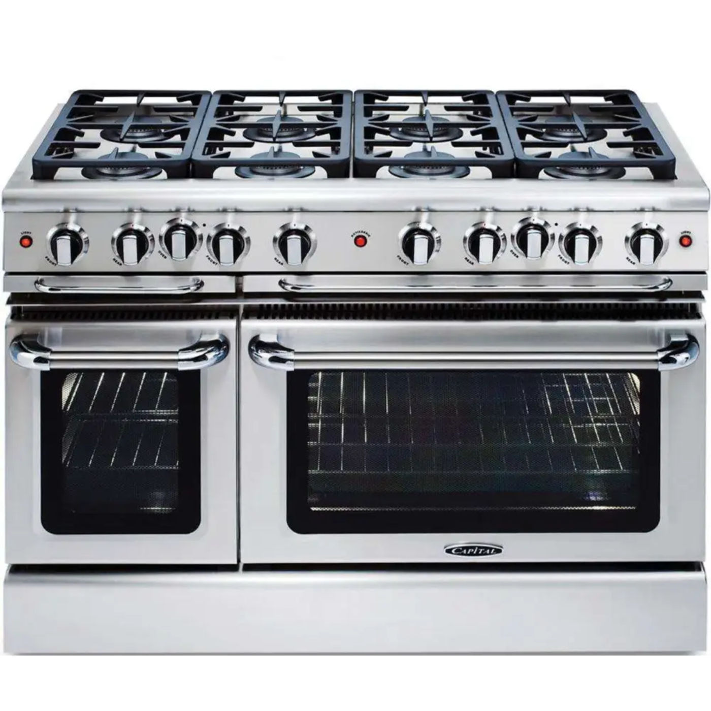 Capital 48" Precision Self Clean Gas Range, 8 Sealed Burners - GSCR488N