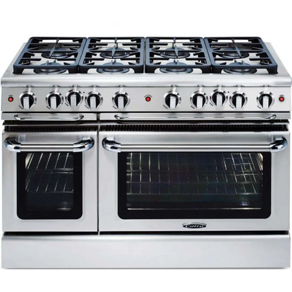 Capital 48" Precision Self Clean Gas Range, 8 Sealed Burners - GSCR488N
