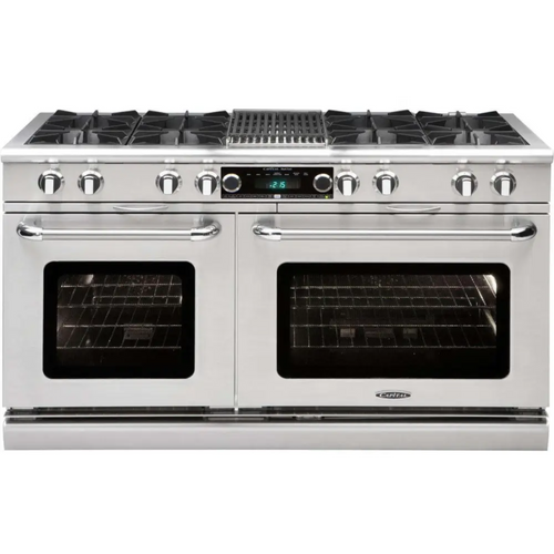 Capital 60" Connoisseurian Dual Fuel Range, 8 Open Burners, BBQ - COB604B4N