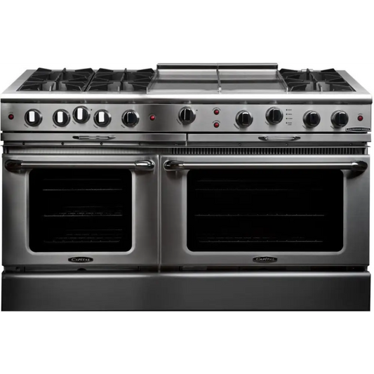 Capital 60" Culinarian Self Clean Gas Range, 6 Open Burners, Griddle - CGSR604GG2N