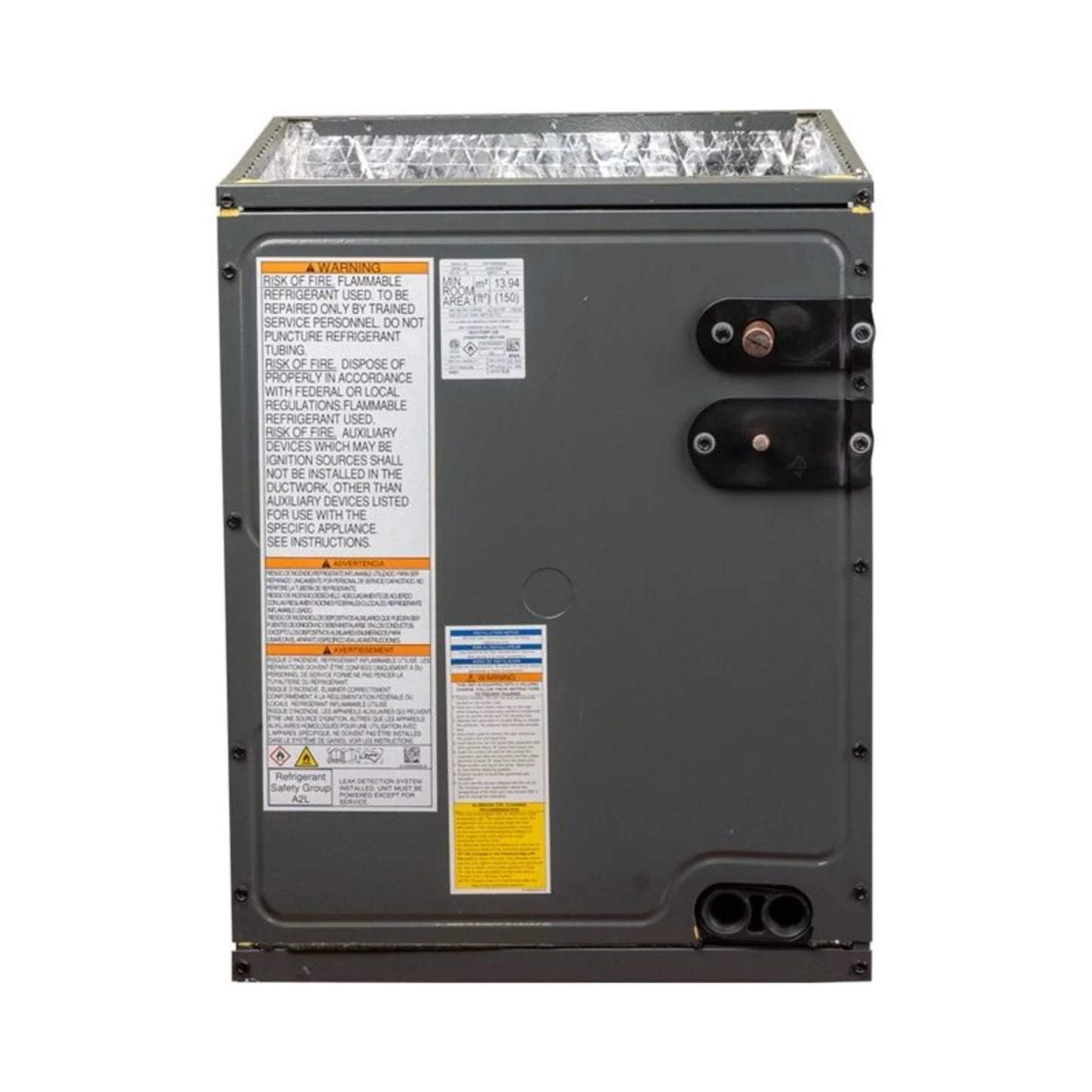 GOODMAN 2 Ton 13.4 SEER2 92% AFUE 40,000 BTU Gas Furnace and R32 Air Conditioner System - Upflow - AQ-GR9S920403AN