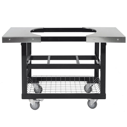 Primo Grills  Cart Base with Basket and SS Side Shelves for XL 400, LG 300 - PG00370