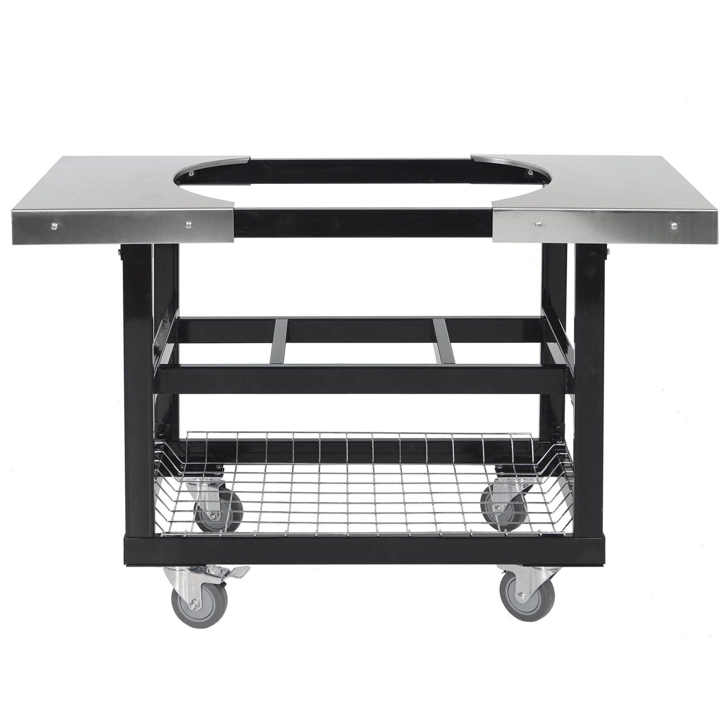 Primo Grills  Cart Base with Basket and SS Side Shelves for XL 400, LG 300 - PG00370