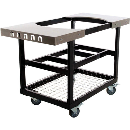Primo Grills  Cart Base with Basket and SS Side Shelves for XL 400, LG 300 - PG00370