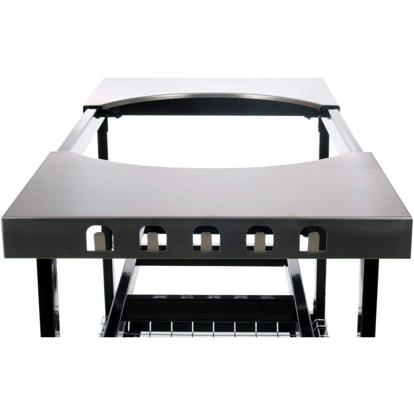 Primo Grills  Cart Base with Basket and SS Side Shelves for XL 400, LG 300 - PG00370