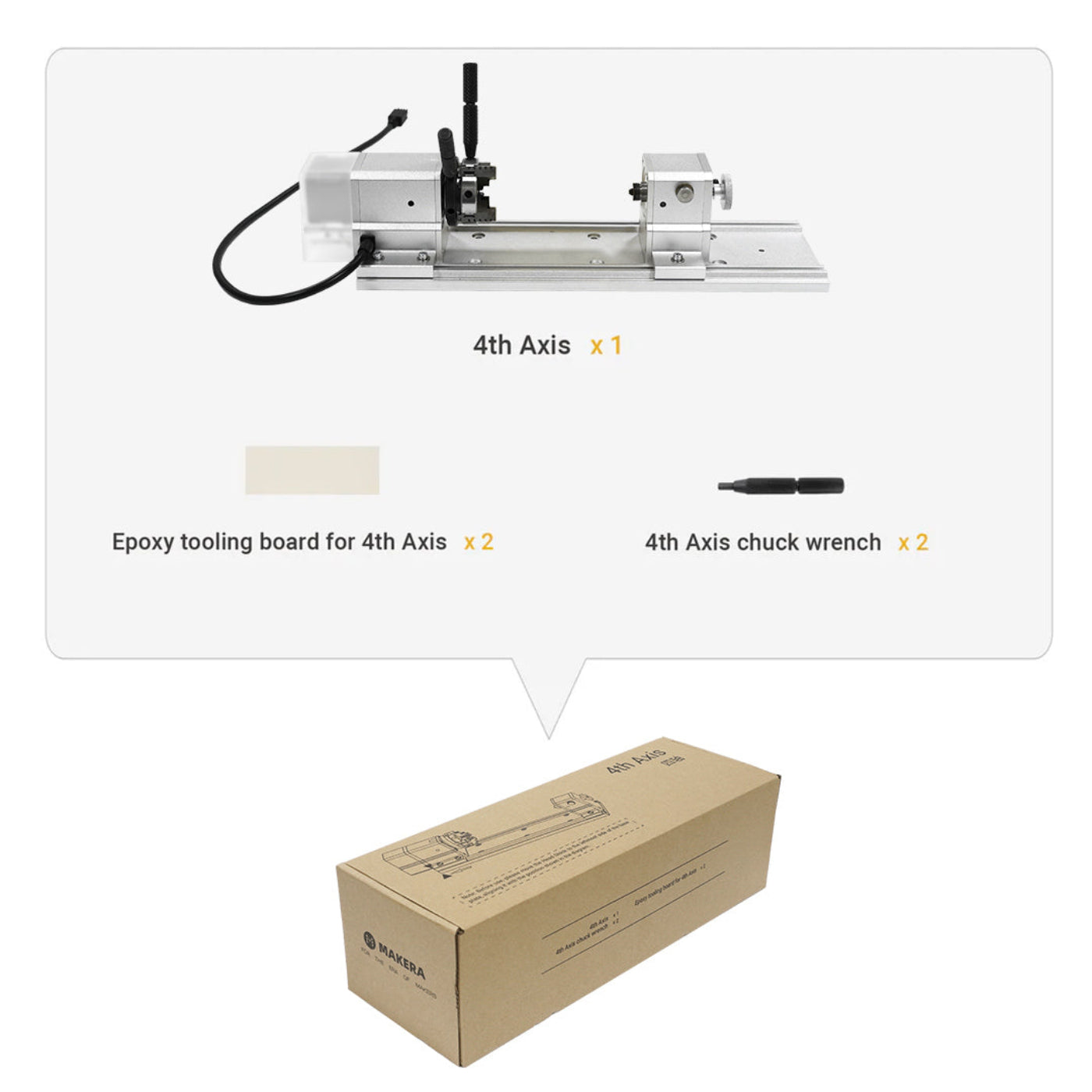 Carvera Air 4th Axis Module - CA1-4TH