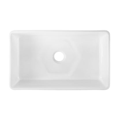 Swiss Madison Elegance 33 x 20 Ceramic, Farmhouse Kitchen Sink - SM-KS247
