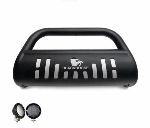 Black Horse CBB-JEB9001SP-PLFB Bull Bar Kit - BLKBBJEB9001B