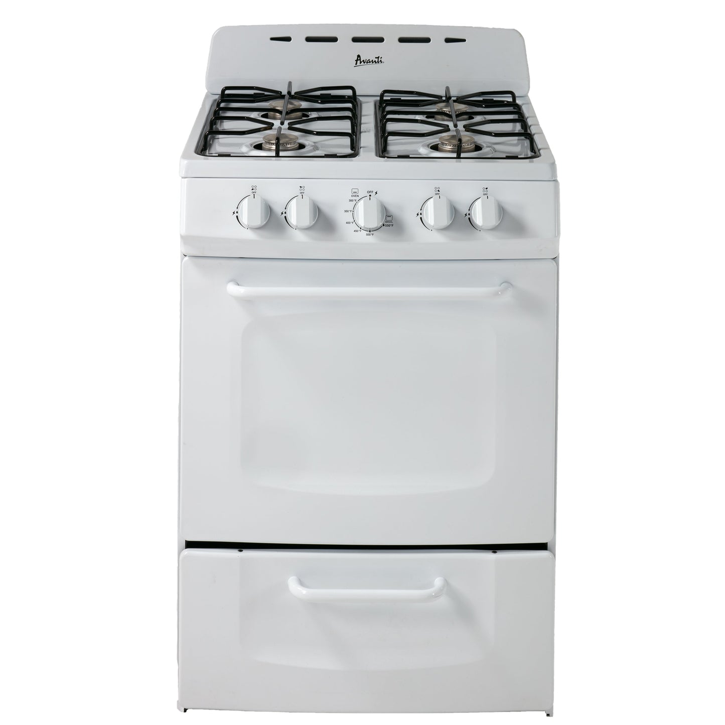 Avanti 24" Gas Range Oven - GRO24P0W