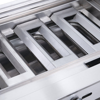 Chef AAA - TCCB36 Commercial 36 in. Countertop Charbroiler - TCCB36