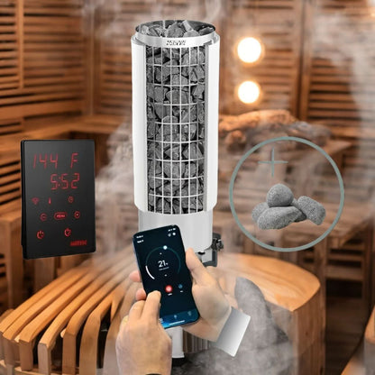 Harvia Cilindro Series 10.5kW Sauna Heater -  HPCS11U1H