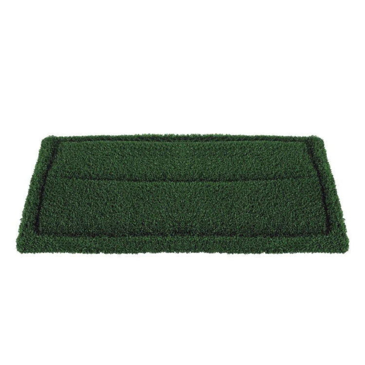 CleanFreak 14" x 28" Green Extreme Grout Scrubbing Turf Pads - Case of 4 - AME-40291428