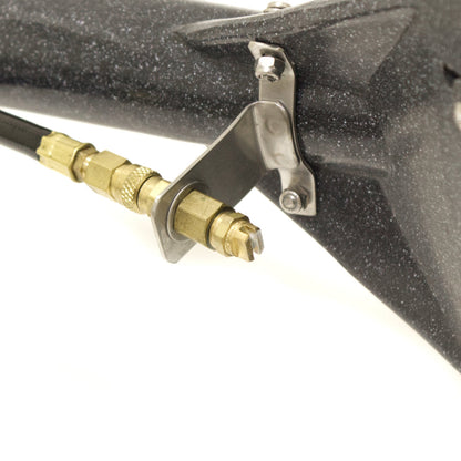 CleanFreak® 12" Adjustable Glide 2-Piece Carpet Extractor Wand w/ 1 Jet - #08 Orifice