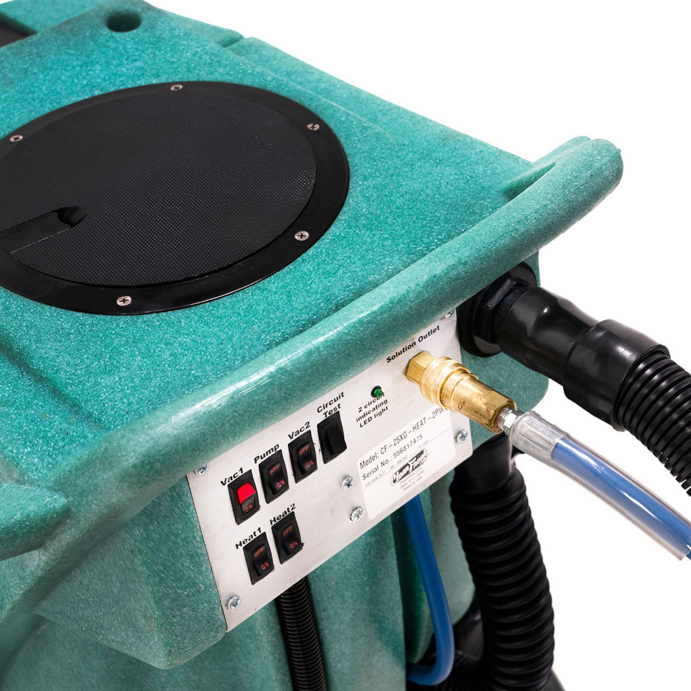 CleanFreak Heated 500 PSI Portable Carpet Extractor w/ 12" Wand & 25' Hose - CPL-CF-25XG-HEAT-2PW