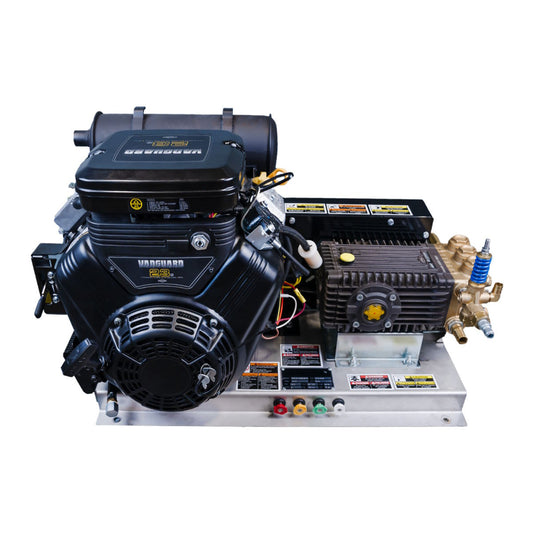 CleanFreak Skid Mount 23 HP Vanguard Engine w/ 8.0 GPM General Pump Pressure Washer (Gas) - 3,500 PSI - WET-ACF4-1002