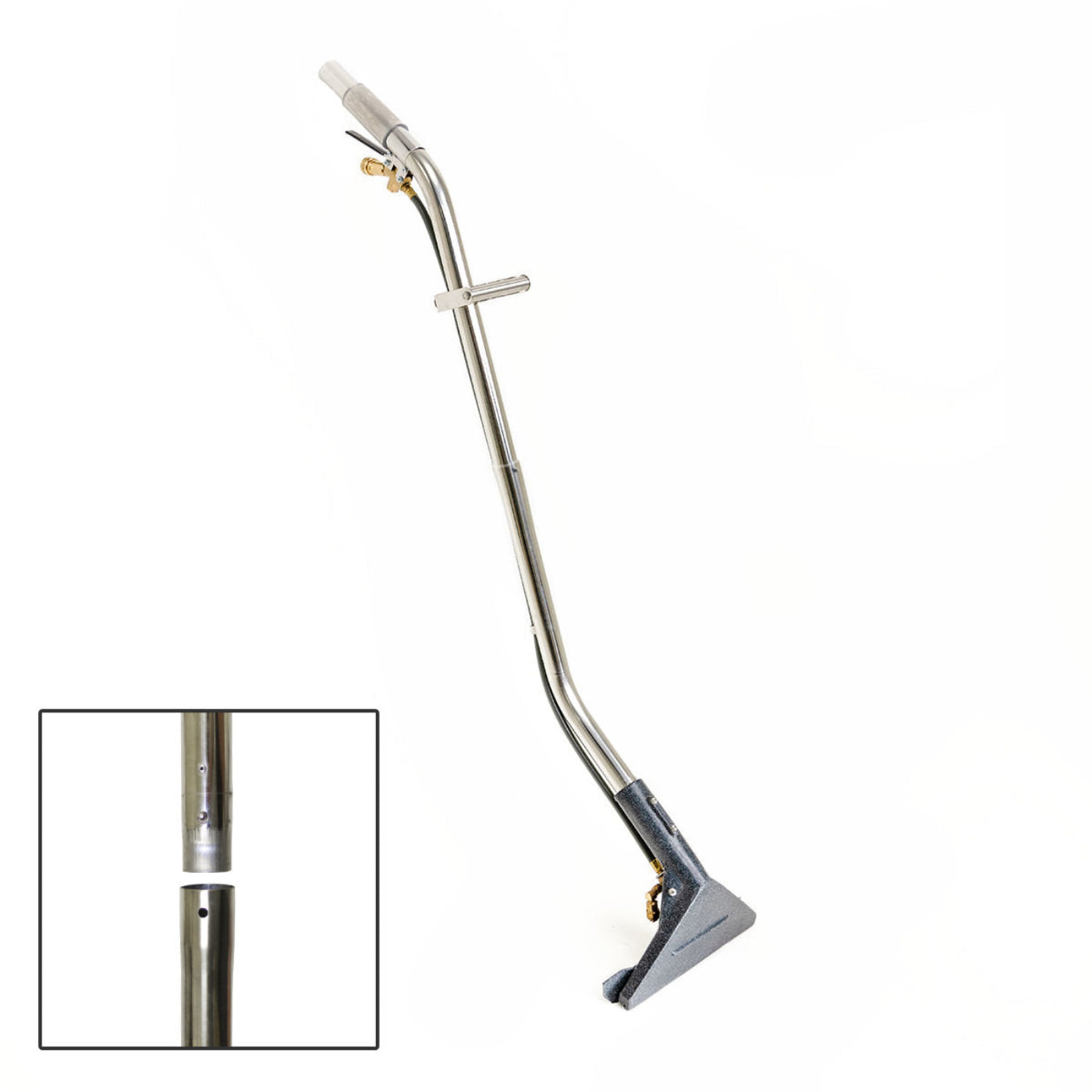 CleanFreak 12" Adjustable Glide 2-Piece Carpet Extractor Wand w/ 2 Jets - #04 Orifices - CPL-WFQ22T11004JG