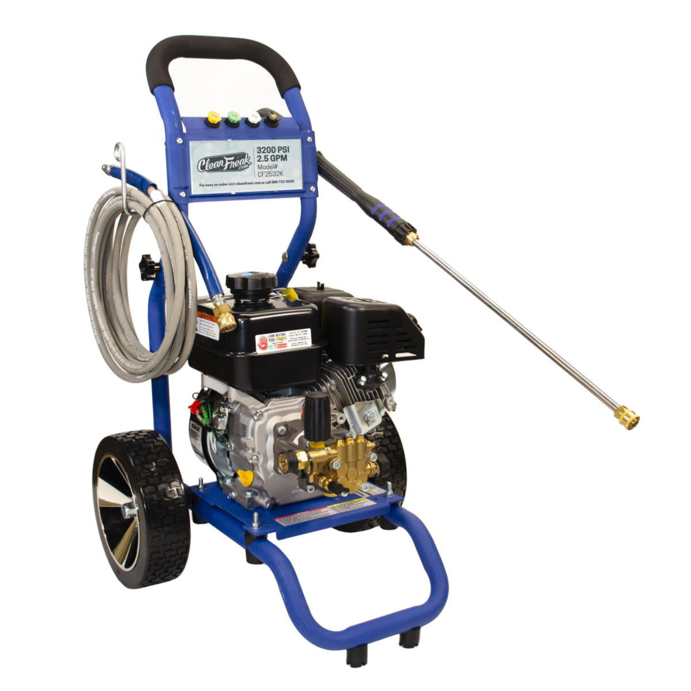 CleanFreak 2.5 GPM Pressure Washer w/ 6.5 HP Kohler SH256 Engine (Gas) - 3,200 PSI - WET-CF2532K