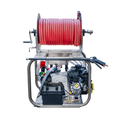 CleanFreak Softwash System (300 PSI @ 11.0 GPM) w/ AR45 Pump & Electric Start 6.5 HP Vanguard Engine - WET-A-ASW-0001