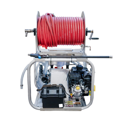 CleanFreak Softwash System (300 PSI @ 11.0 GPM) w/ Comet P40 Pump & Electric Start 6.5 HP Vanguard Engine - WET-A-ASW-0002