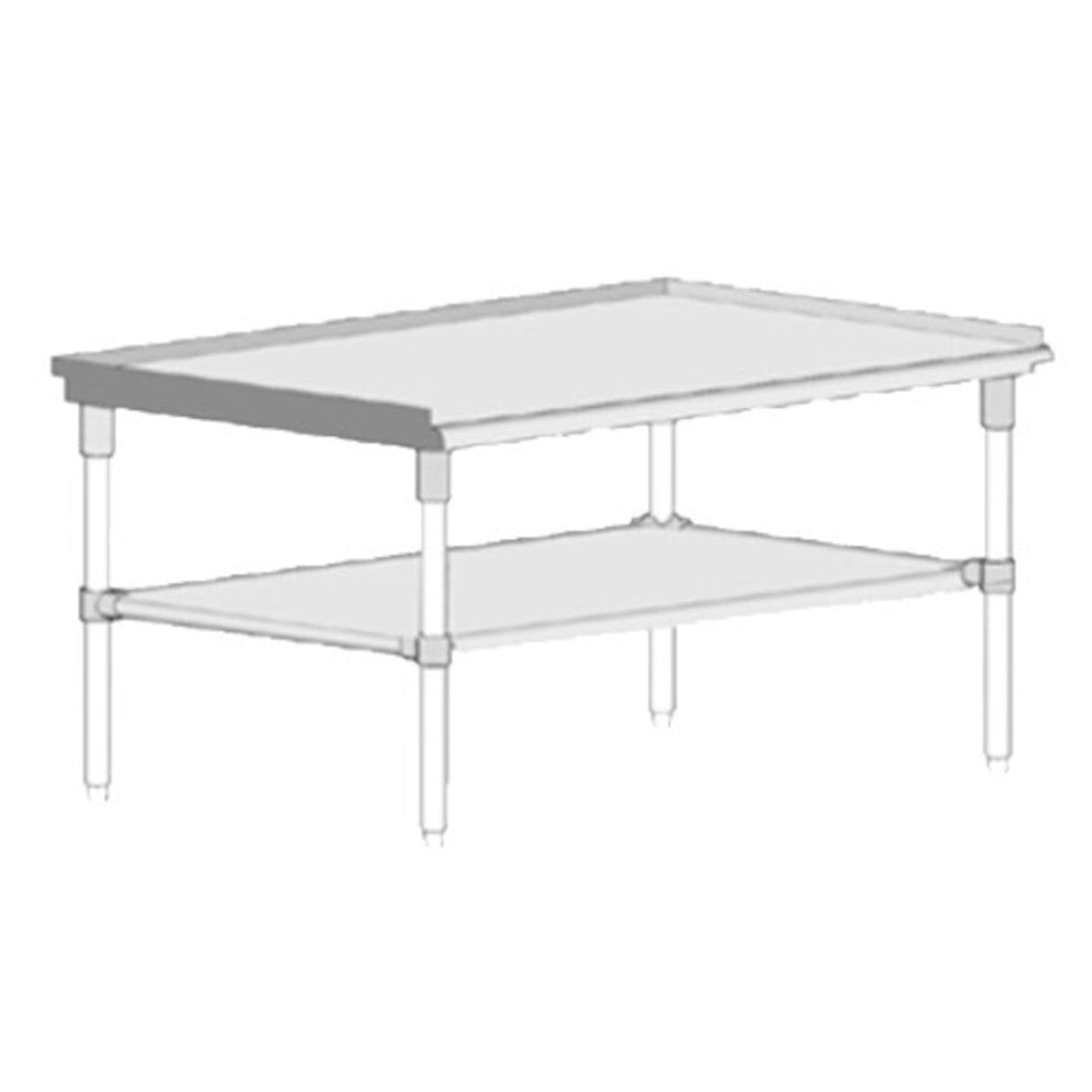 John Boos GS6-3048GSK 48" W x 30" D Equipment Stand - JBGS63048GSK