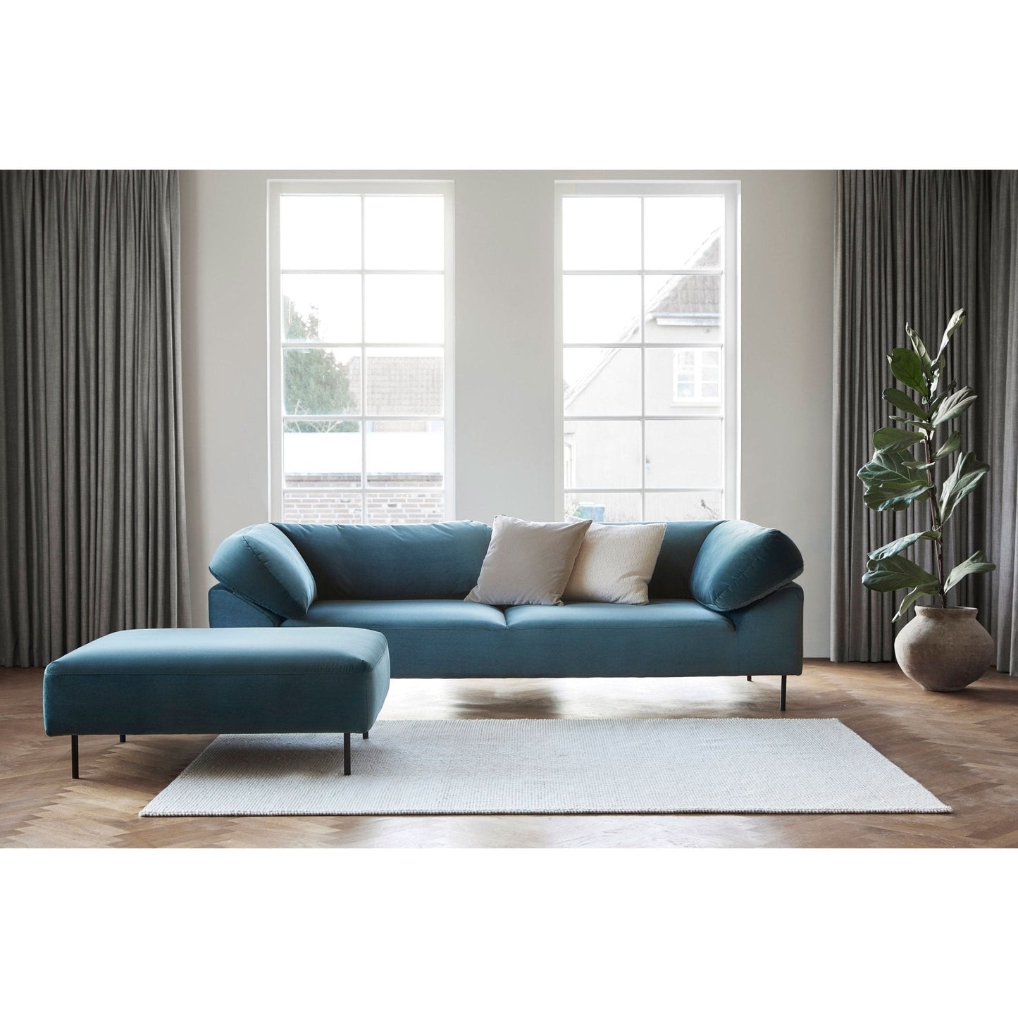 Woud Collar 3 Seater Sofa - 651376