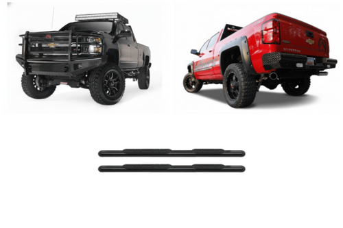 2007 Chevy Silverado 2500 Complete Protection Kit - Fab Fours + Westin Automotive Steps
