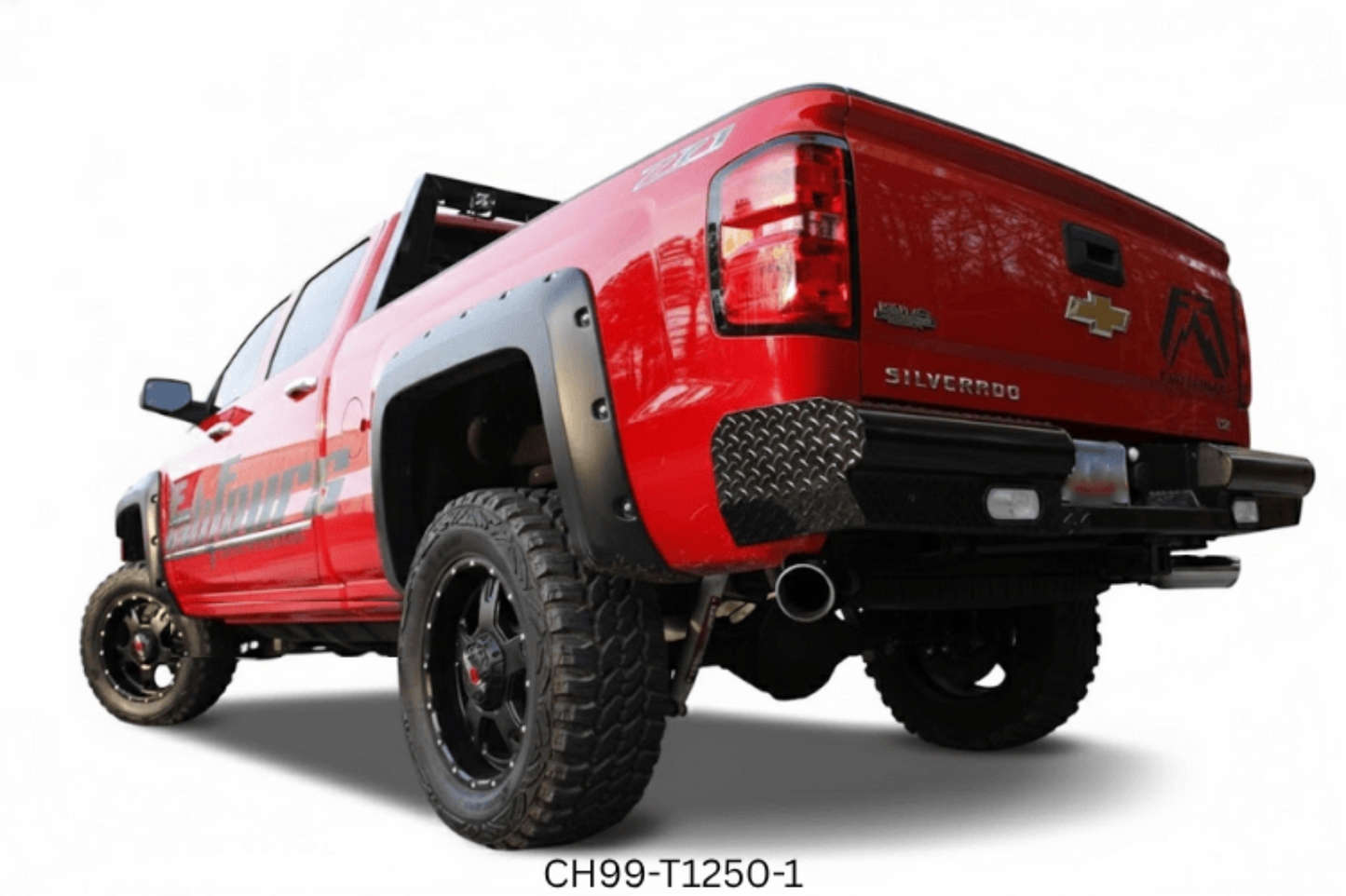 2007 Chevy Silverado 2500 Complete Protection Kit - Fab Fours + Westin Automotive Steps