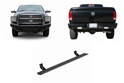 2009 Dodge Ram 2500 Complete Protection Kit - Fab Fours +AMP Research Steps
