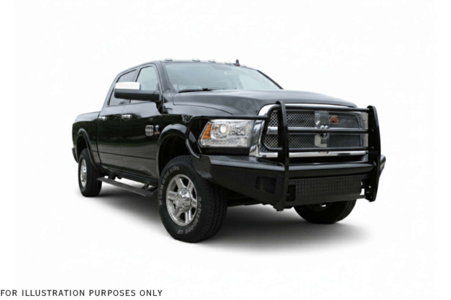 2009 Dodge Ram 2500 Complete Protection Kit - Fab Fours +AMP Research Steps