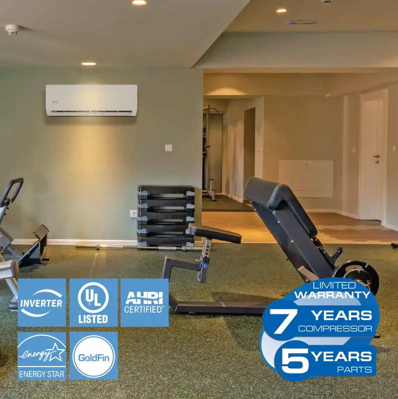 Cooper & Hunter 24,000 BTU 230V Ductless Mini Split AC Wall Mounted Olivia Series Heat Pump
