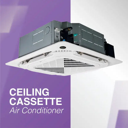 Cooper & Hunter Hyper Heat 48,000 BTU Single Zone Light Commercial Ceiling Cassette, 230V, R454B - Ductless Mini Split Air Conditioner Heat Pump
