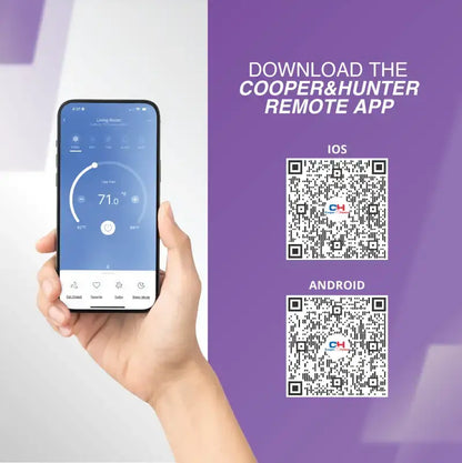 Cooper & Hunter Olivia Hyper 19,000 BTU 3-Zone 6k+6k+6k Wall Mount, 230V, R454B - Ductless Mini Split AC Heat Pump