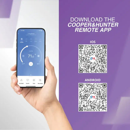 Cooper & Hunter Olivia Midnight 28,000 BTU 3-Zone 9k+12k+12k Wall Mount, 230V, R454B - Ductless Mini Split Air Conditioner Heat Pump
