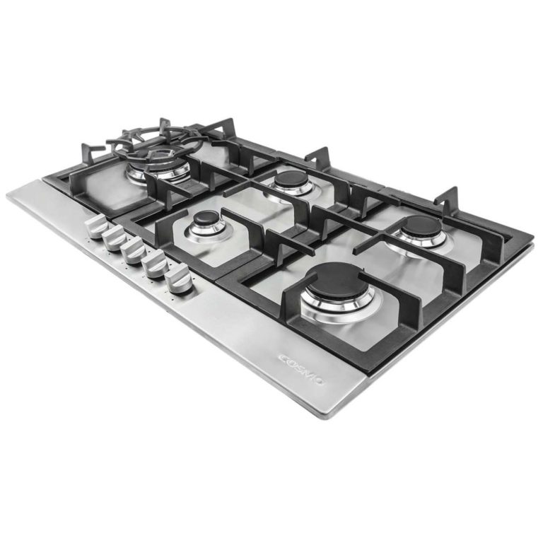 Cosmo 30" Gas Cooktop in Stainless Steel with 5 Sealed Brass Burners - COS-850SLTX-E