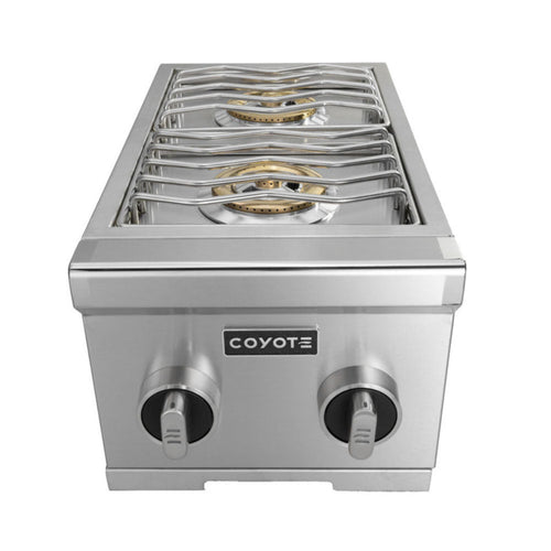 COYOTE 12" BUILT-IN DOUBLE SIDE BURNER - C3DB