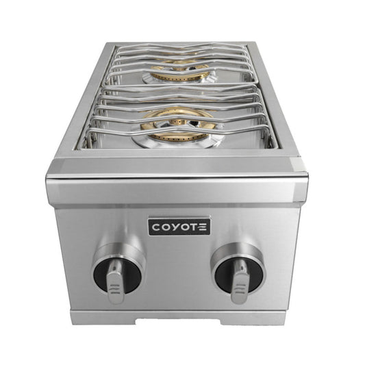COYOTE 12" BUILT-IN DOUBLE SIDE BURNER - C3DB