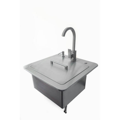 COYOTE 21" SINK WITH FAUCET, DRAIN, SOAP DISPENSER - C1SINKF21