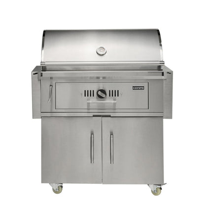 COYOTE 36" CHARCOAL GRILL ON CART - C3CH36