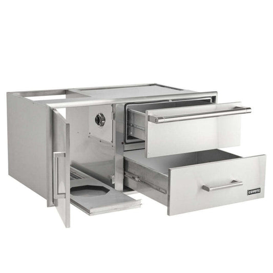 COYOTE 42" DOOR WITH STORAGE & DRAWER COMBO - C3-CDWD