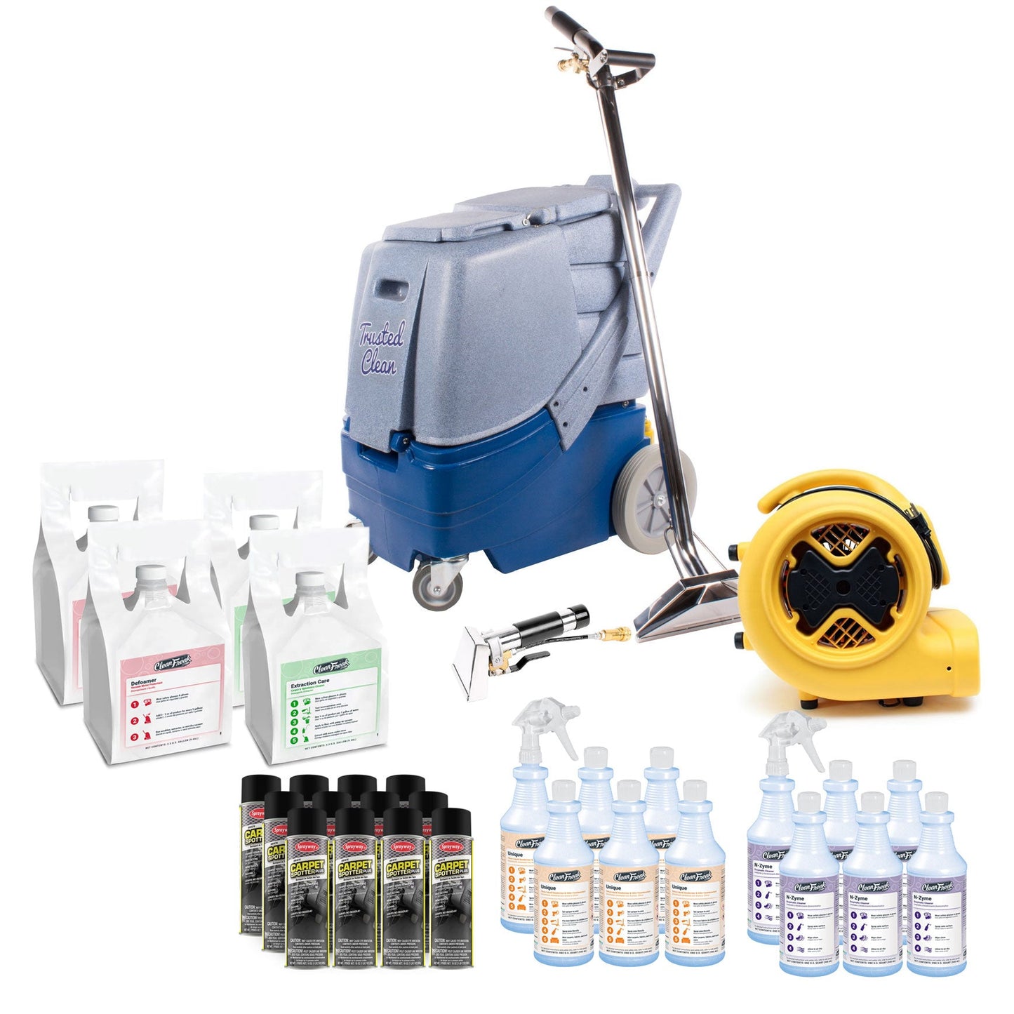 Trusted Clean 'Ultimate' Heated Carpet Cleaning Extractor Package - CPT-PACKAGE2