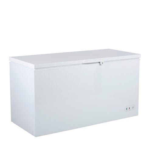 Maxx Cold Chest Freezer with Solid Top, 60.2"W, 15.9 cu. ft. Storage Capacity, Locking Lid, Garage Ready, in White - MXSH15.9SHC