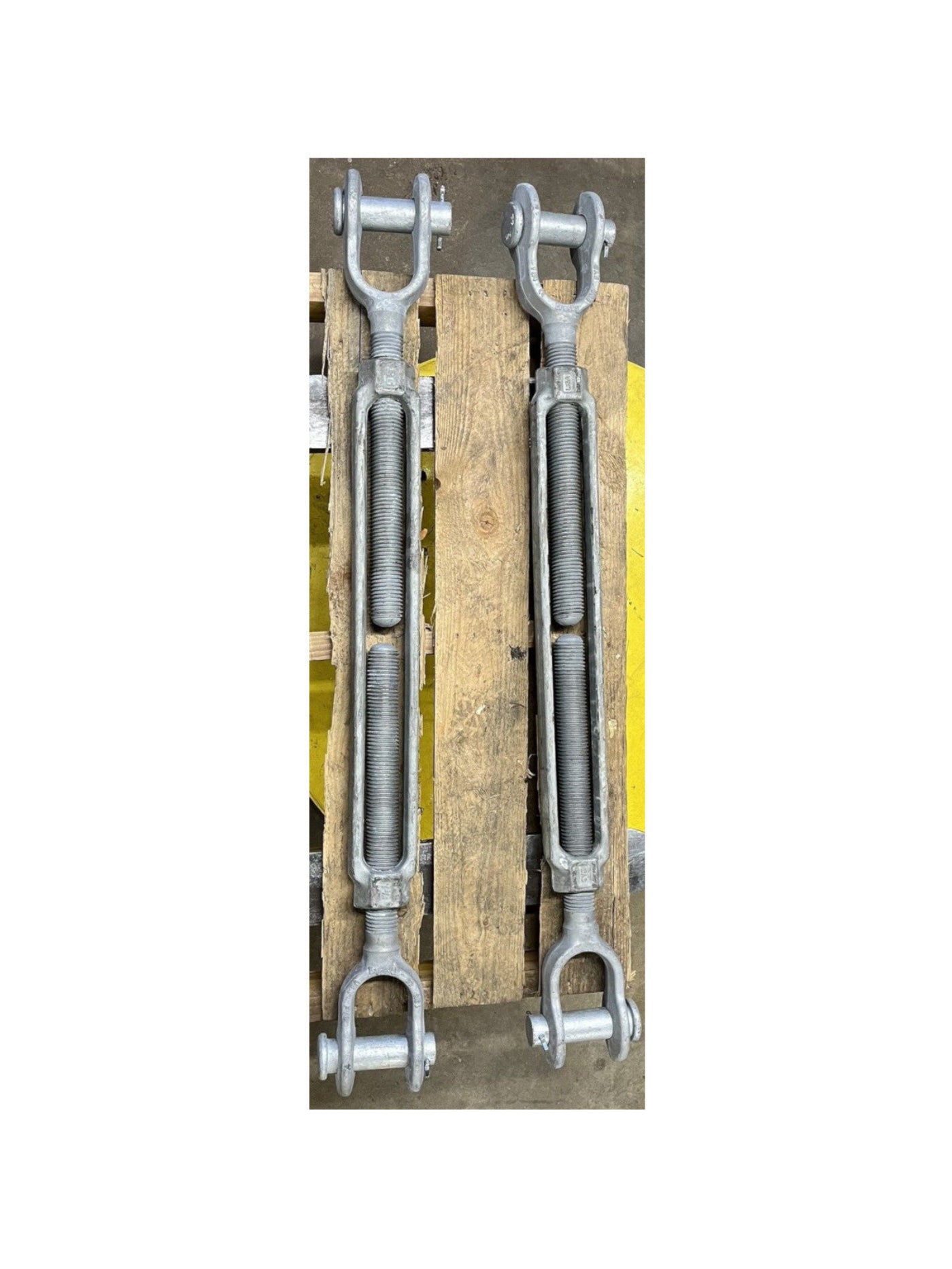 Miller Welding 1033036 HG-22G Turnbuckle Jaw & Jaw 24in. X 1-3/4in. Heavy Duty Galvanized Steel Rigging Hardware - Reconditioned - 1033036