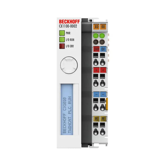 Beckhoff 24 VDC Power Supply with Integrated K-Bus and NOVRAM for CX1010/CX1020 Systems - CX1100-0002